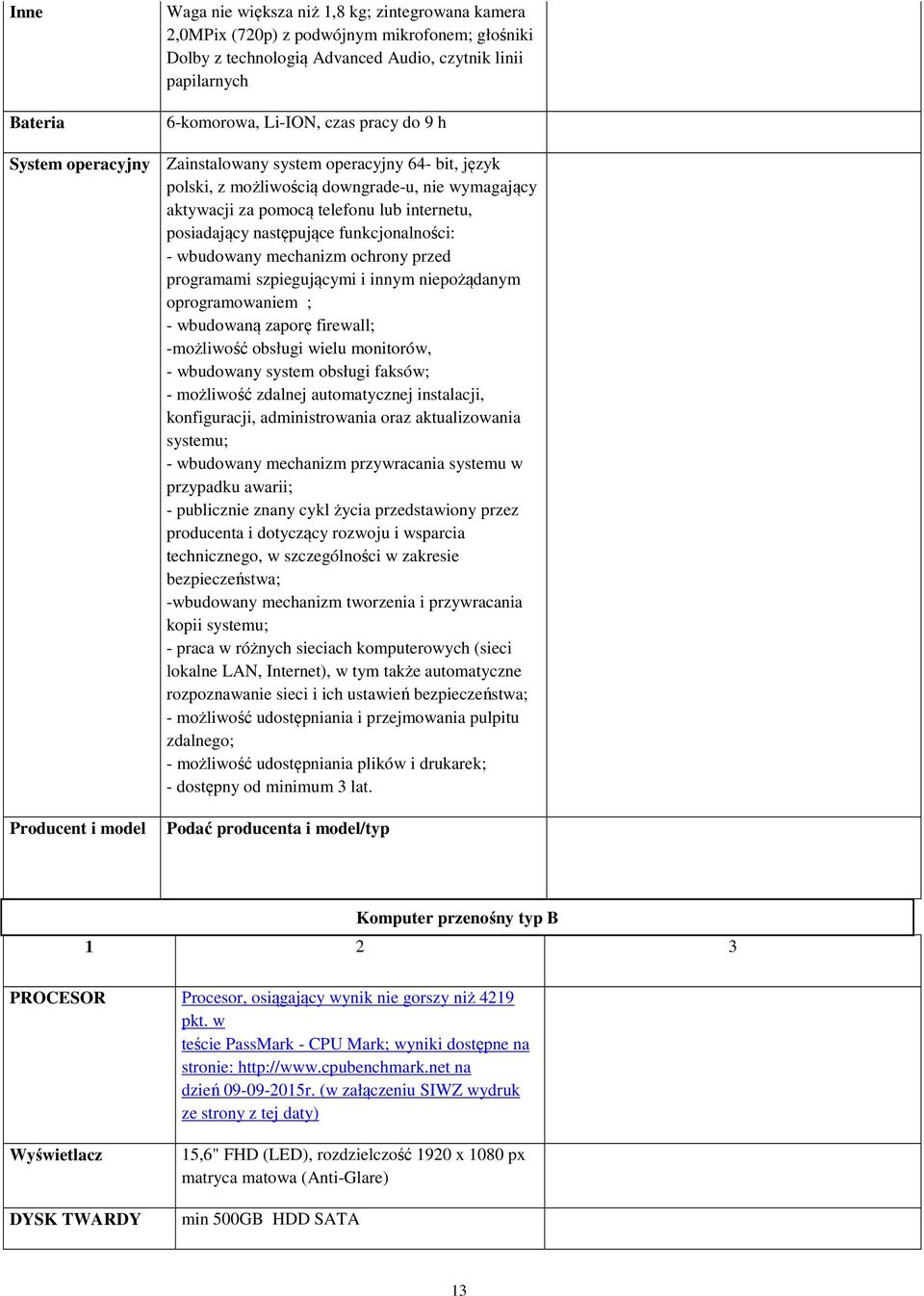 funkcjonalności: - wbudowany mechanizm ochrony przed programami szpiegującymi i innym niepożądanym oprogramowaniem ; - wbudowaną zaporę firewall; -możliwość obsługi wielu monitorów, - wbudowany