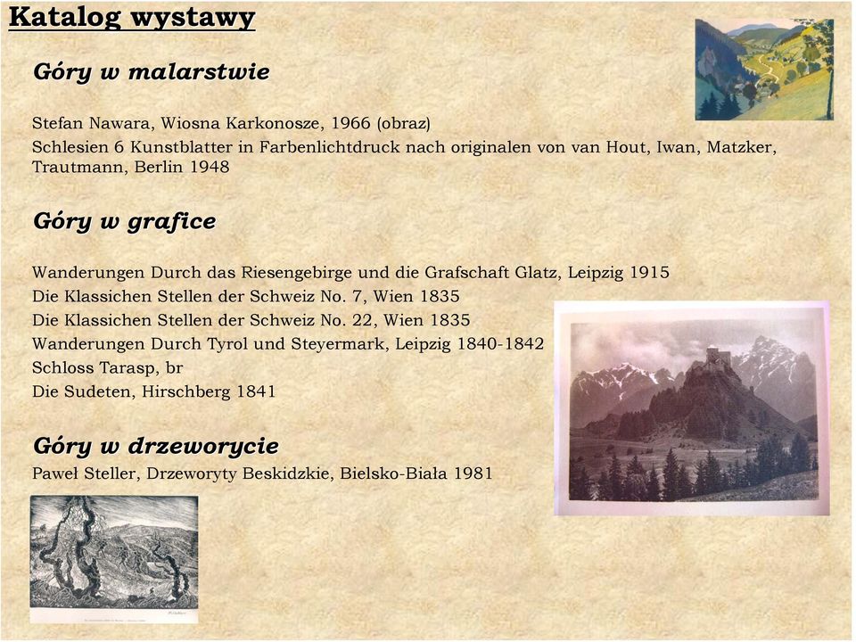 Die Klassichen Stellen der Schweiz No. 7, Wien 1835 Die Klassichen Stellen der Schweiz No.
