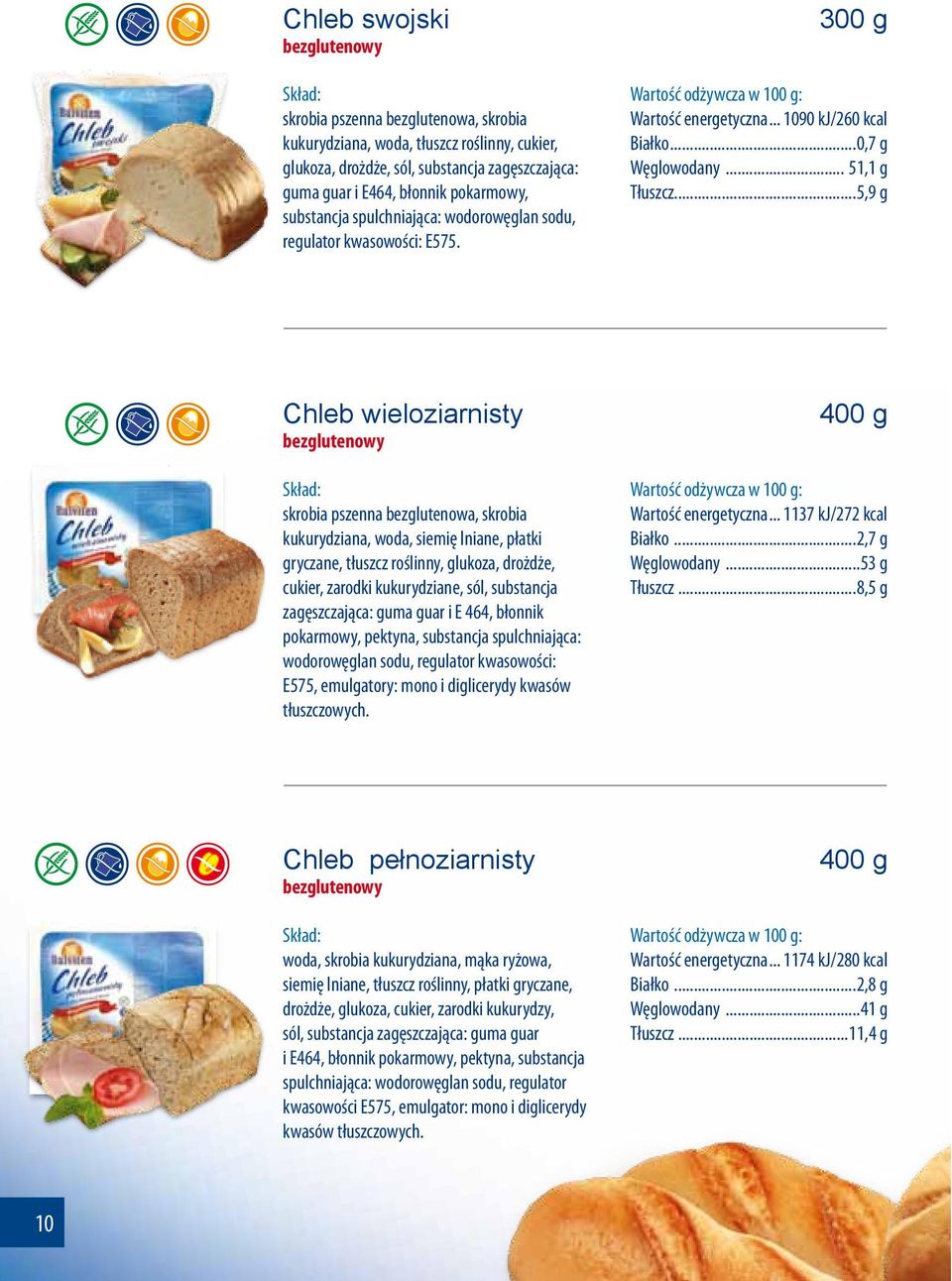 ..5,9 g kukurydziana, woda, siemię lniane, płatki gryczane, tłuszcz roślinny, glukoza, drożdże, cukier, zarodki kukurydziane, sól, substancja zagęszczająca: guma guar i E 464, błonnik pokarmowy,