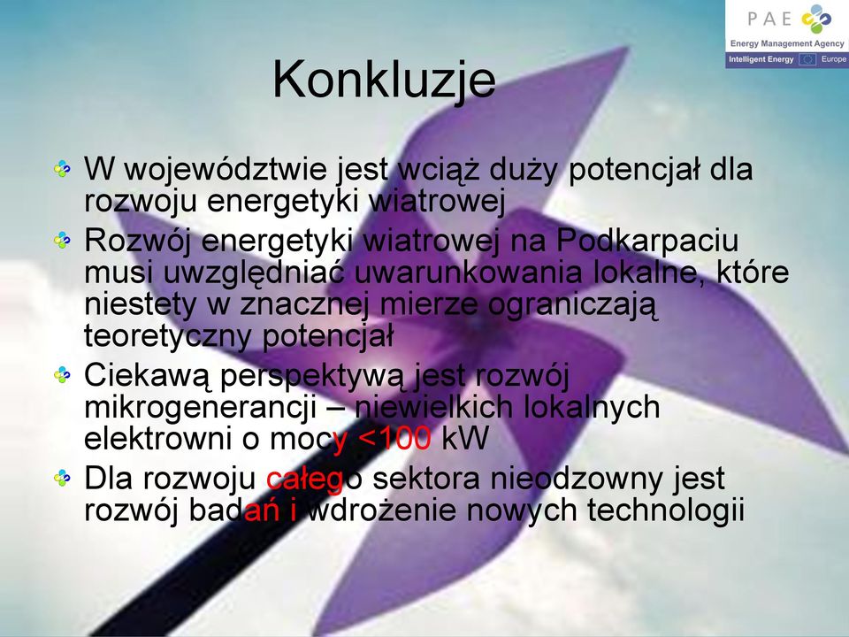 graniczają teretyczny ptencjał Ciekawą perspektywą jest rzwój mikrgenerancji niewielkich