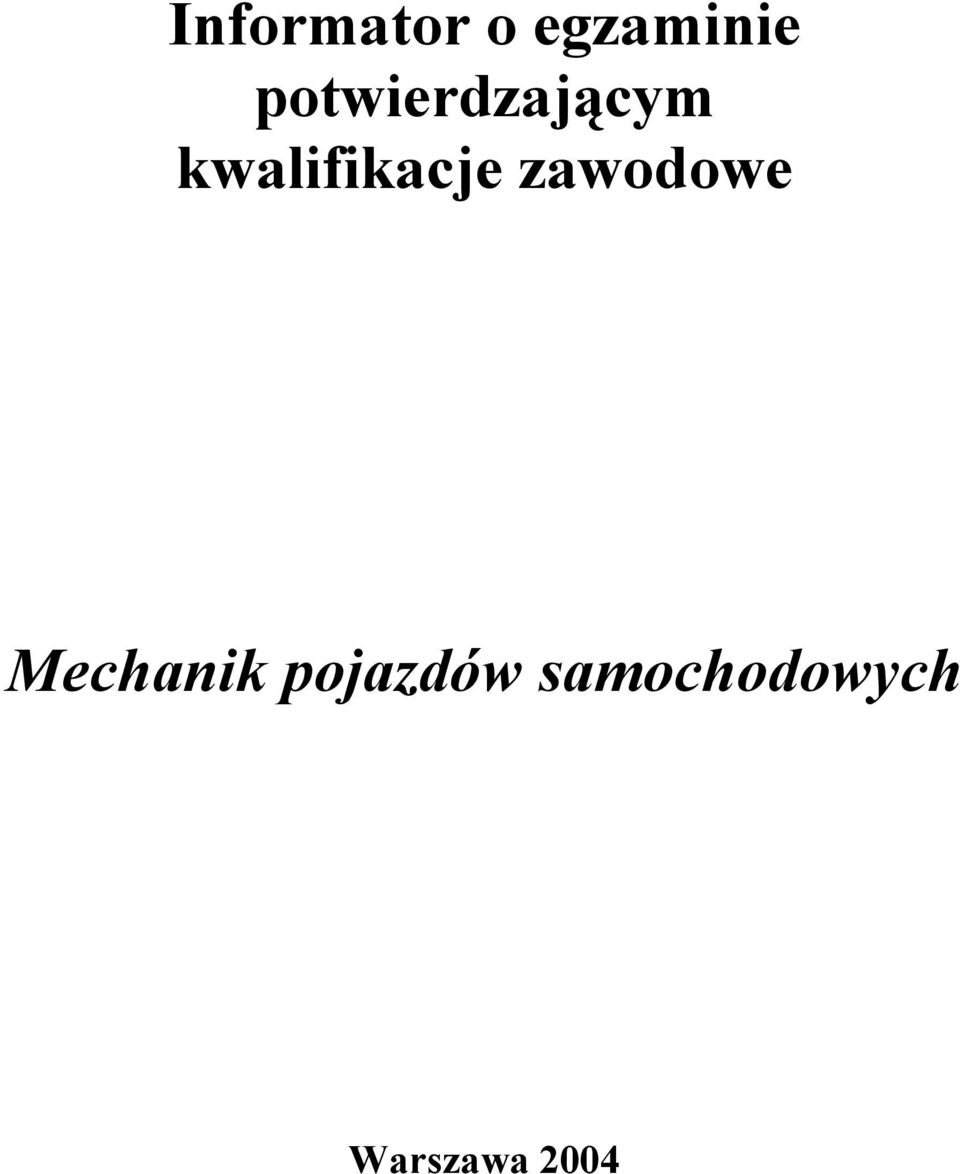 kwalifikacje zawodowe