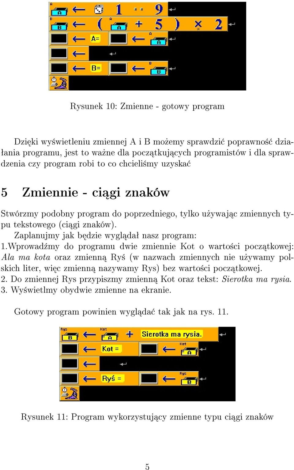 Zaplanujmy jak b dzie wygl daª nasz program: 1.