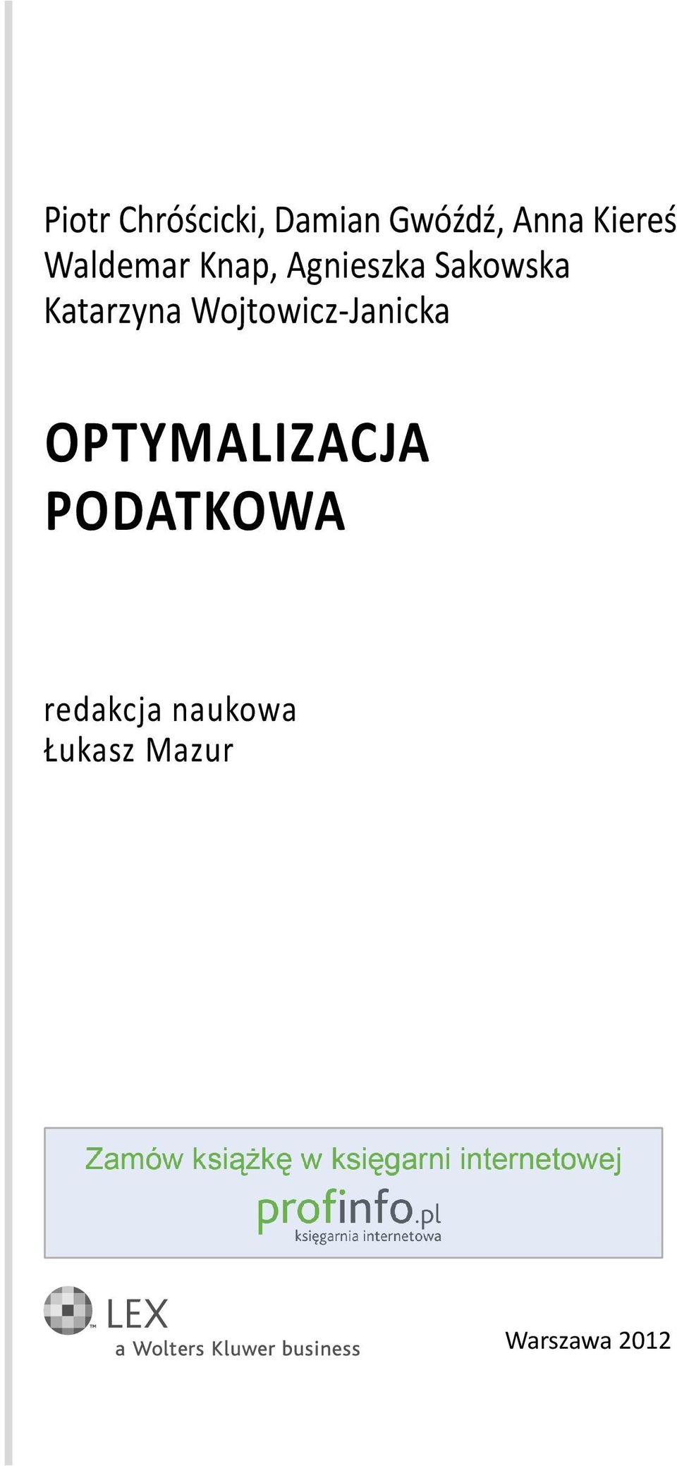 Katarzyna Wojtowicz-Janicka OPTYMALIZACJA