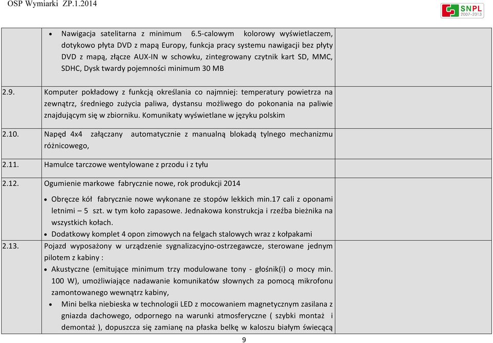 pojemności minimum 30 MB 2.9.