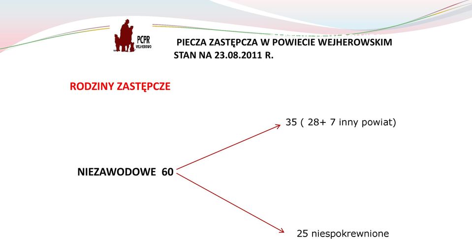 PIECZA ZASTĘPCZA W POWIECIE  35 ( 28+ 7 inny powiat)