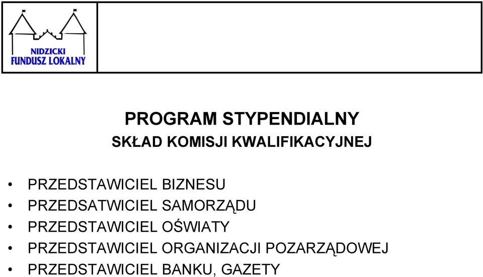 PRZEDSATWICIEL SAMORZĄDU PRZEDSTAWICIEL OŚWIATY