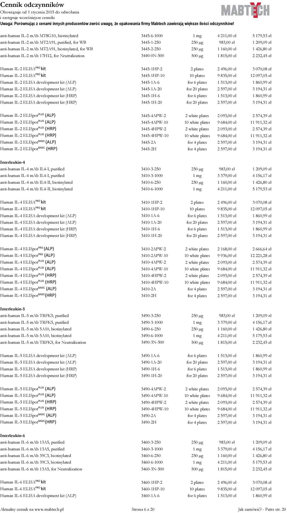 kit (ALP) Human IL-2 ELISA development kit (HRP) Human IL-2 ELISA development kit (HRP) 3445-1HP-2 3445-1HP-10 3445-1A-6 3445-1A-20 3445-1H-6 3445-1H-20 Human IL-2 ELISpot PLUS (ALP) Human IL-2