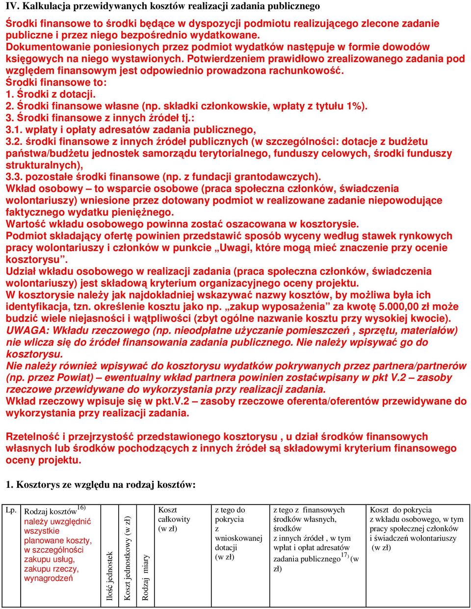 Potwierdzeniem prawidłowo zrealizowanego zadania pod względem finansowym jest odpowiednio prowadzona rachunkowość. Środki finansowe to: 1. Środki z dotacji. 2. Środki finansowe własne (np.