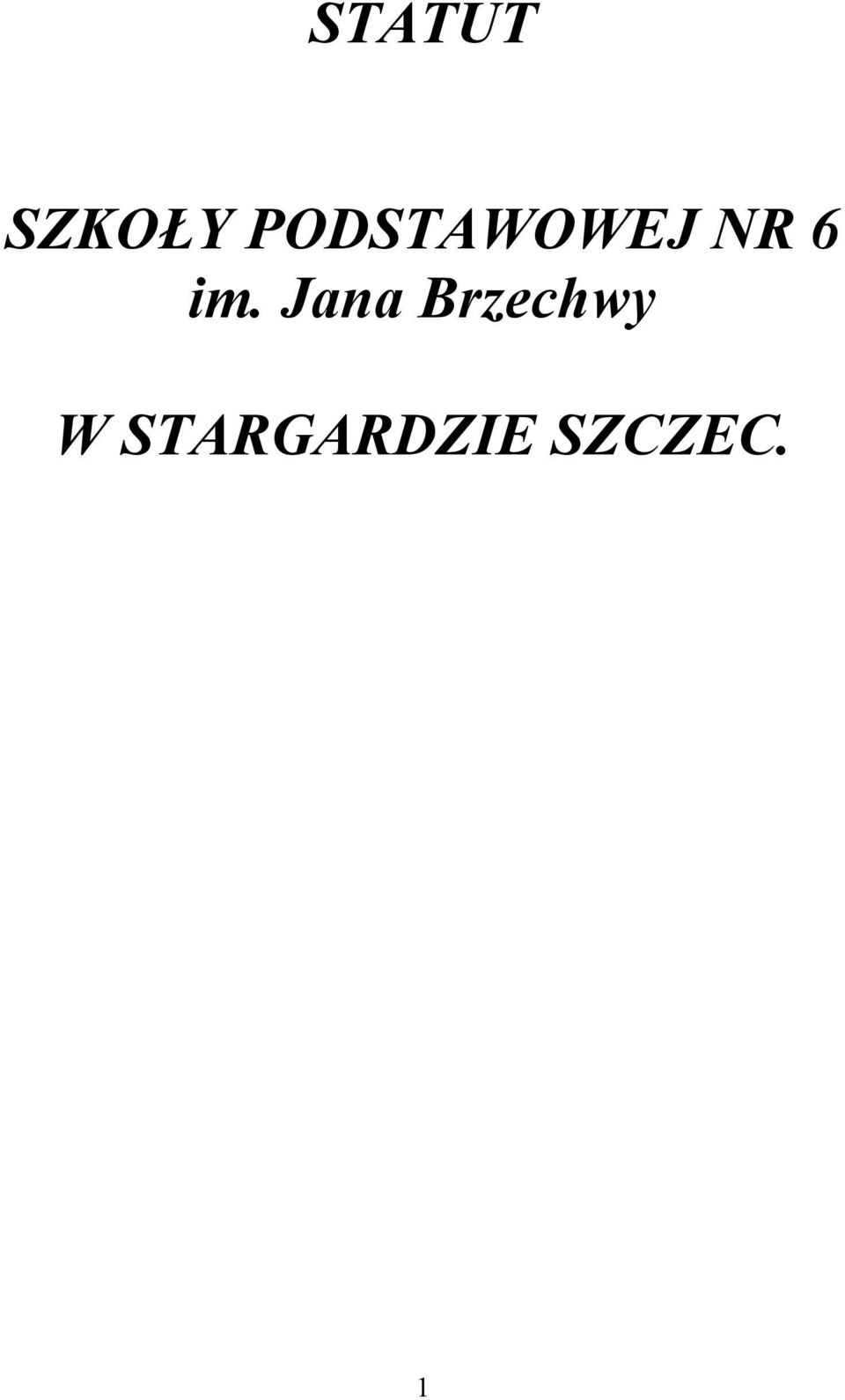 im. Jana Brzechwy