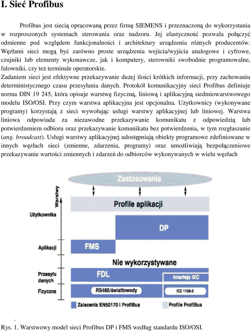 Węzłami sieci mogą być zarówno proste urządzenia wejścia/wyjścia analogowe i cyfrowe, czujniki lub elementy wykonawcze, jak i komputery, sterowniki swobodnie programowalne, falowniki, czy teŝ