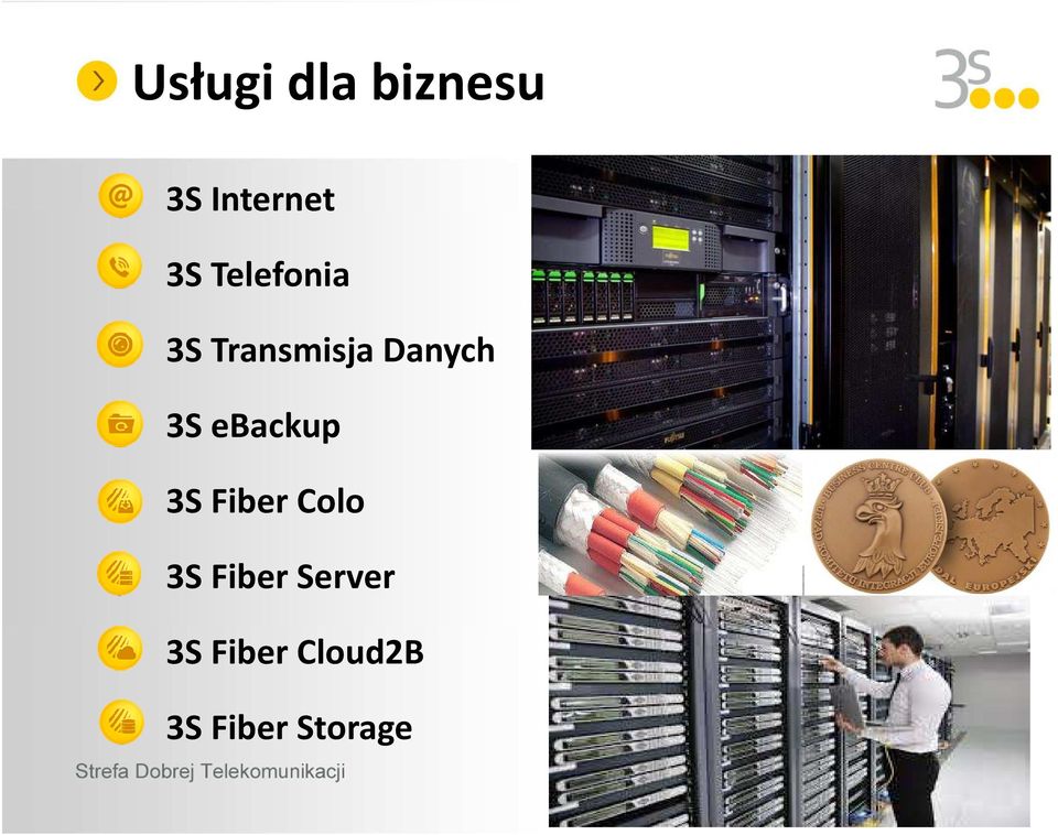 ebackup 3S Fiber Colo 3S Fiber