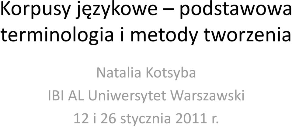 Natalia Kotsyba IBI AL