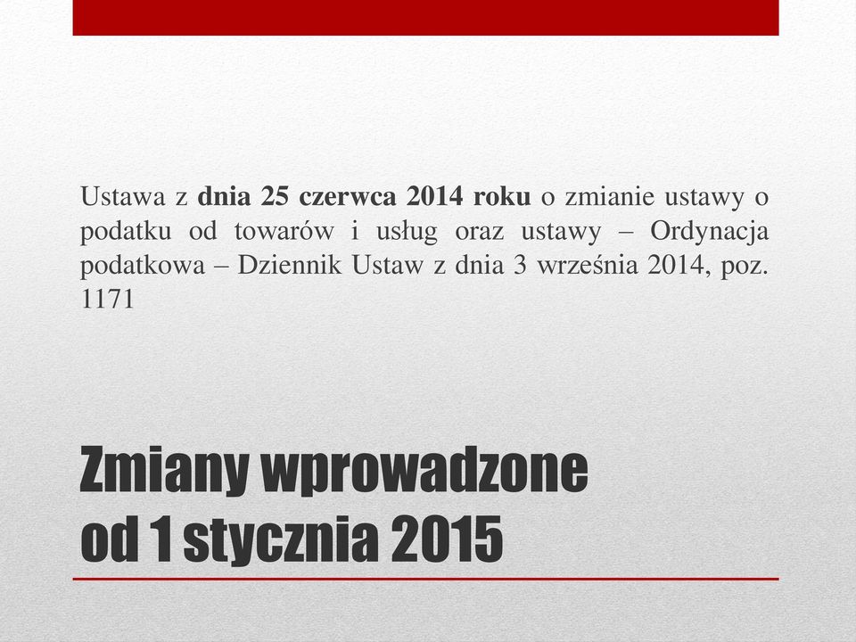 Ordynacja podatkowa Dziennik Ustaw z dnia 3