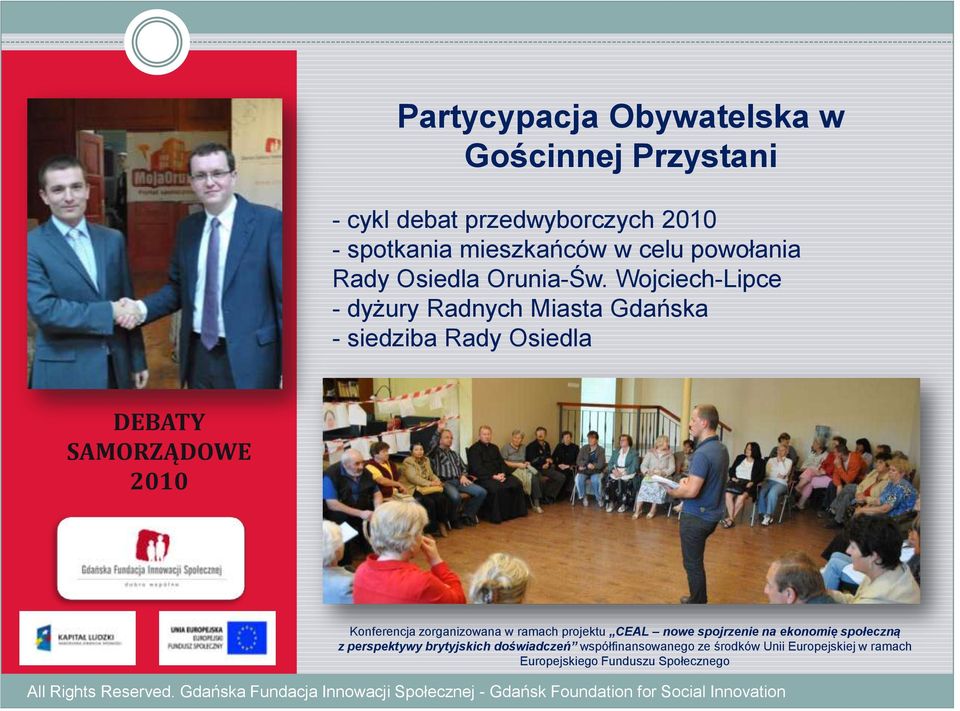 powołania Rady Osiedla Orunia-Św.