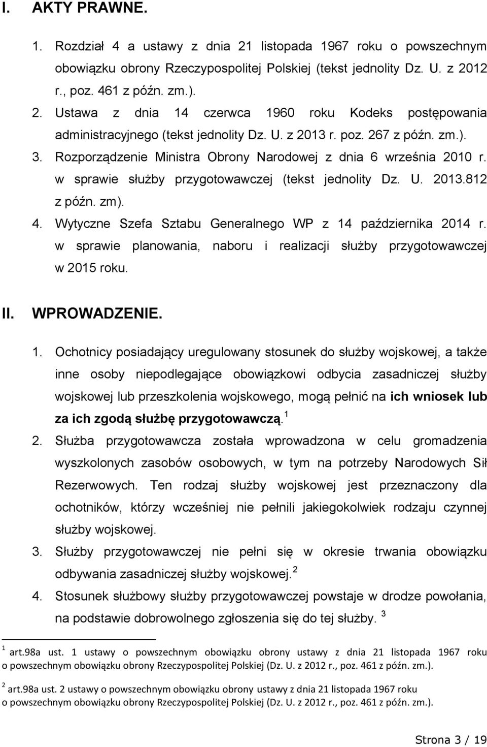 Wytyczne Szefa Sztabu Generalnego WP z 14