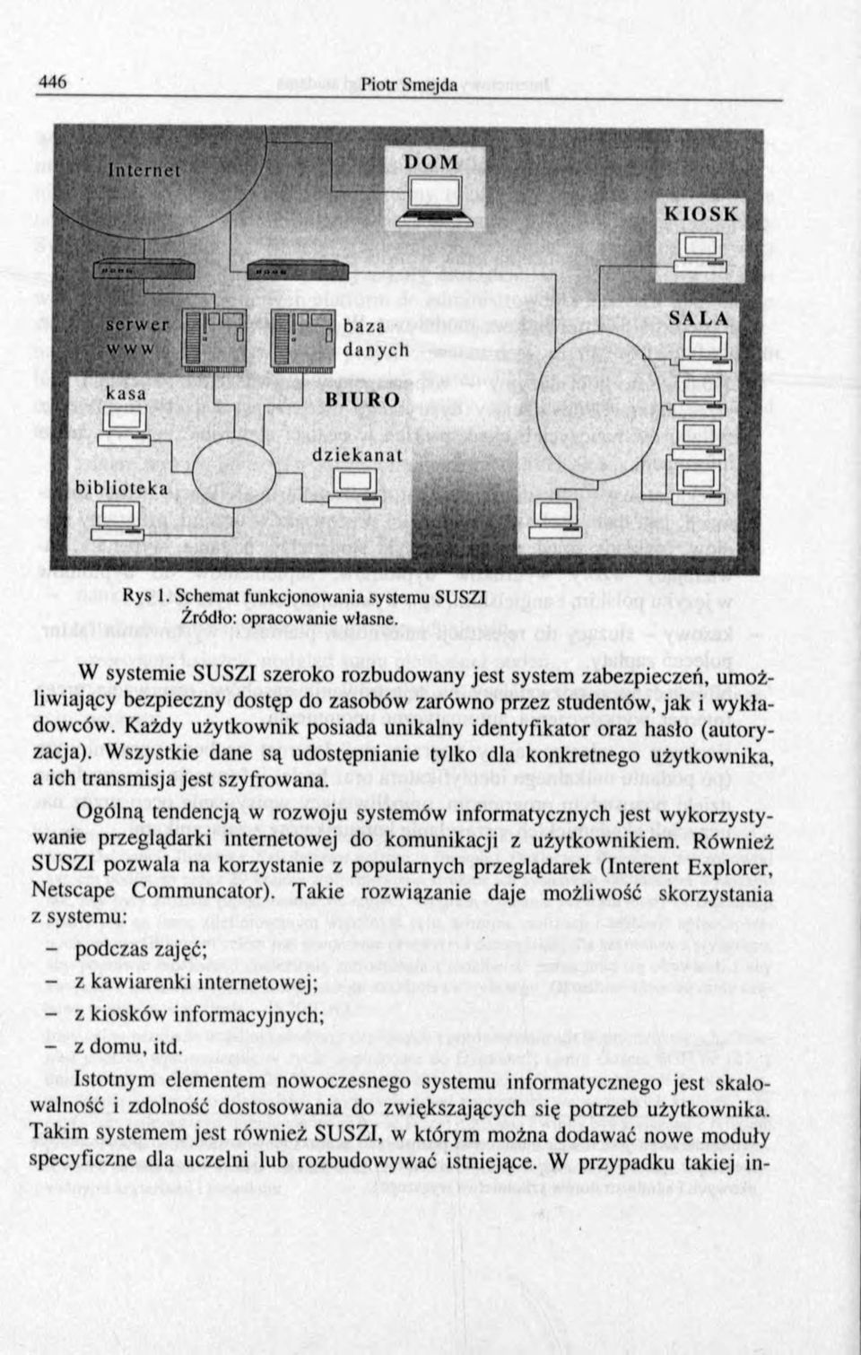 Każdy użytkownik posiada unikalny identyfikator oraz hasło (autoryzacja). W szystkie dane są udostępnianie tylko dla konkretnego użytkownika, a ich transm isja jest szyfrowana.