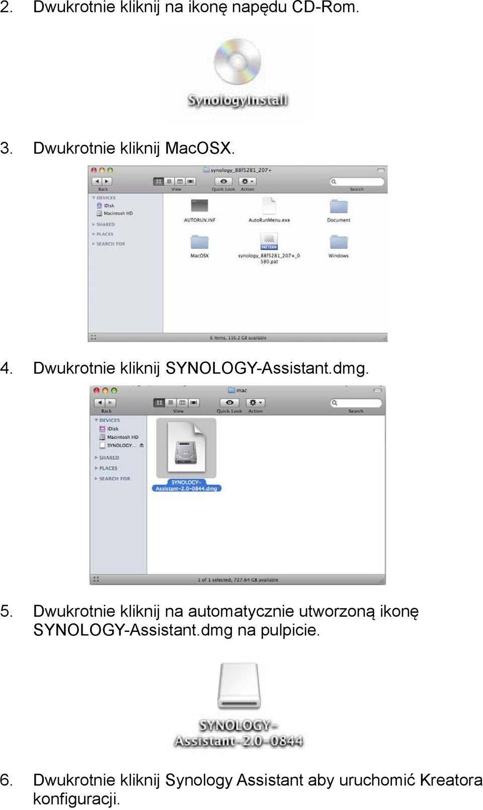 5. Dwukrotnie kliknij na automatycznie utworzoną ikonę