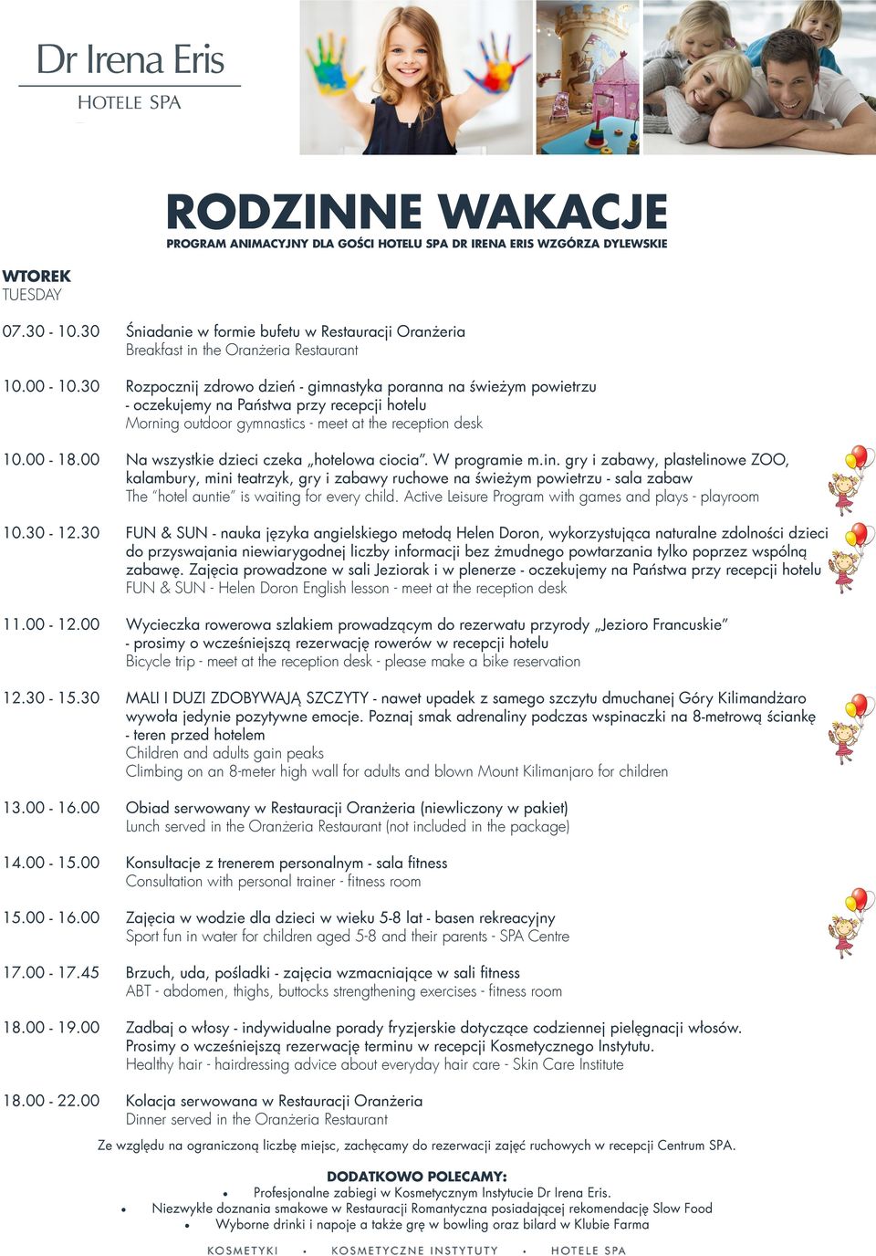 make a bike reservation 12.30-15.30 MALI I DUZI ZDOBYWAJĄ SZCZYTY - nawet upadek z samego szczytu dmuchanej Góry Kilimandżaro wywoła jedynie pozytywne emocje.