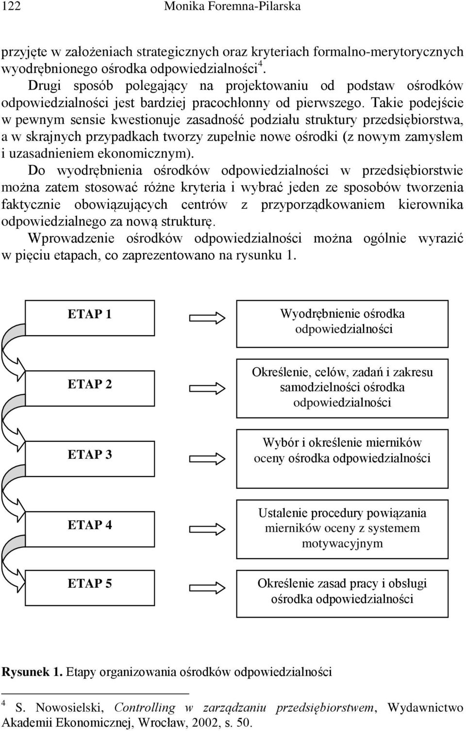 Takie podejście w pewnym sensie kwestionuje zasadność podziału struktury przedsiębiorstwa, a w skrajnych przypadkach tworzy zupełnie nowe ośrodki (z nowym zamysłem i uzasadnieniem ekonomicznym).