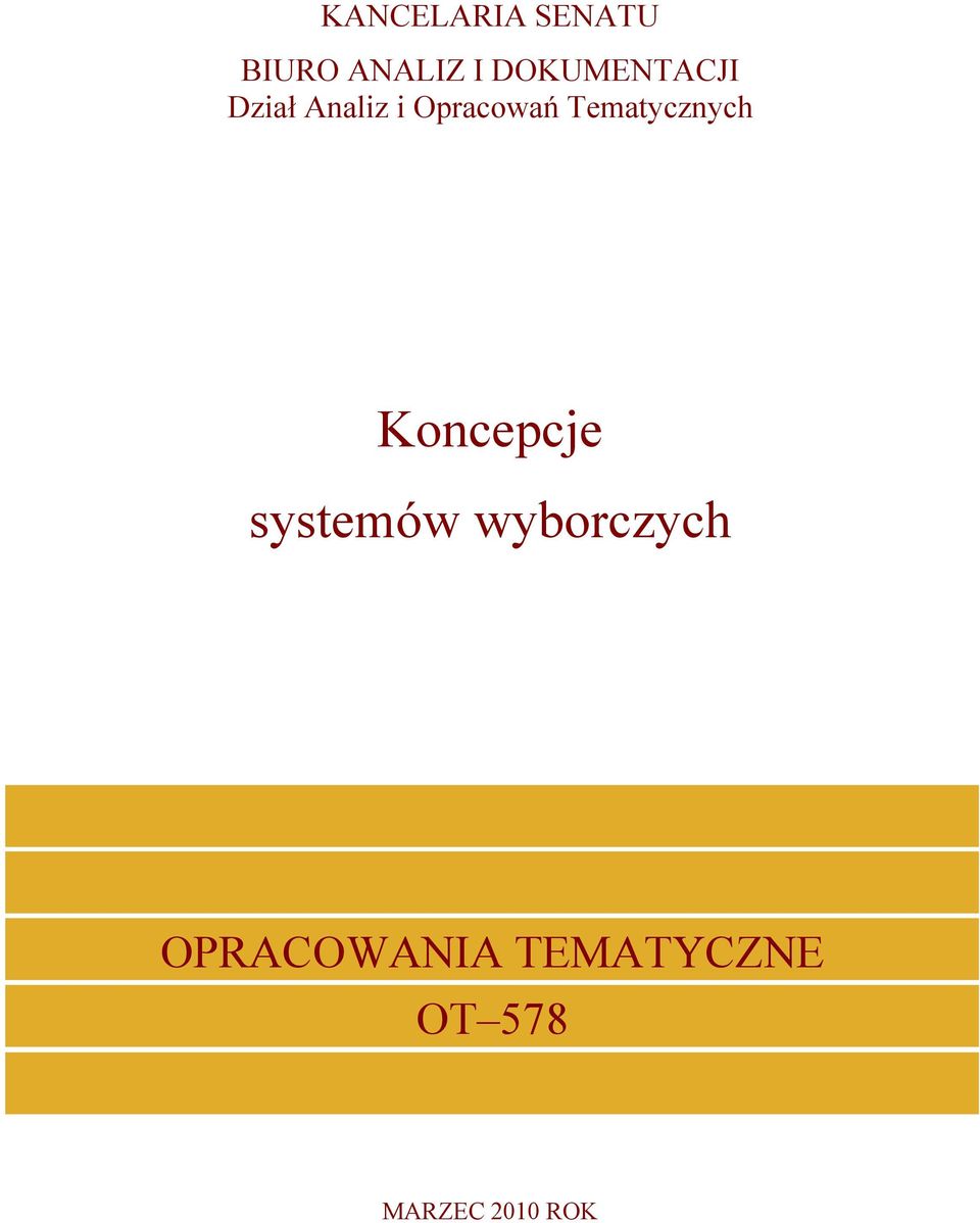 Tematycznych Koncepcje systemów