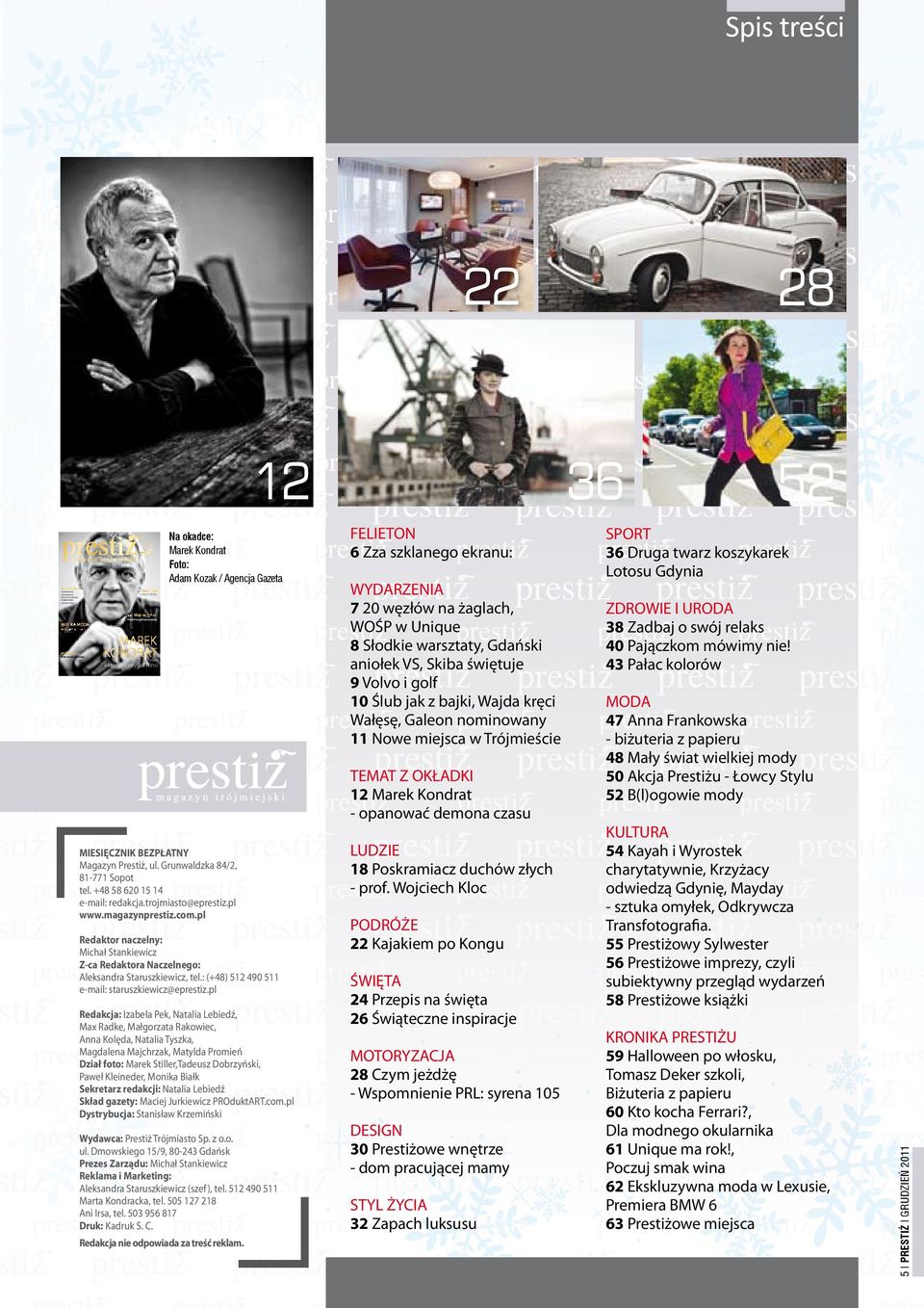 Wojciech Kloc Prestiż na sali operacyjnej WIELKA MODA w małych butikach SYLWESTER 2012 Baw się prestiżowo!