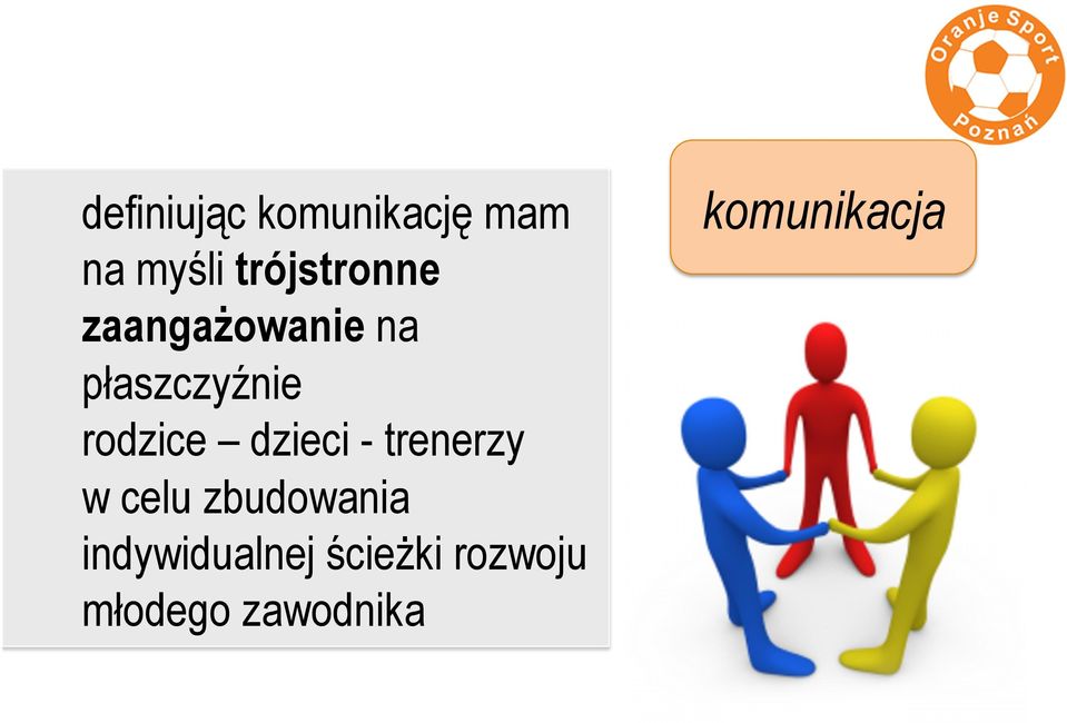 rodzice dzieci - trenerzy w celu zbudowania