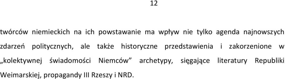 przedstawienia i zakorzenione w kolektywnej świadomości Niemców