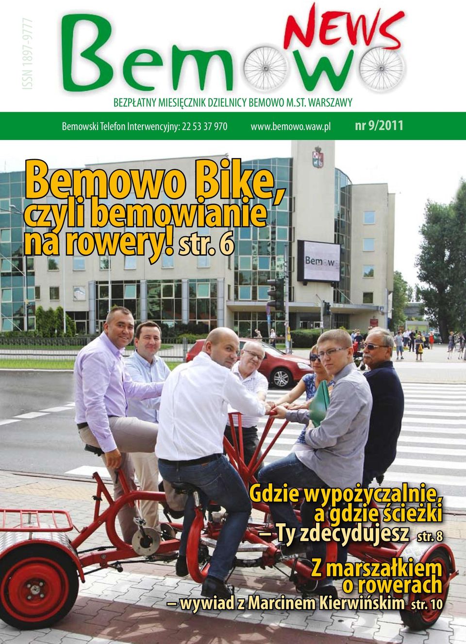 pl nr 9/2011 Bemowo Bike, czyli bemowianie na rowery! str.