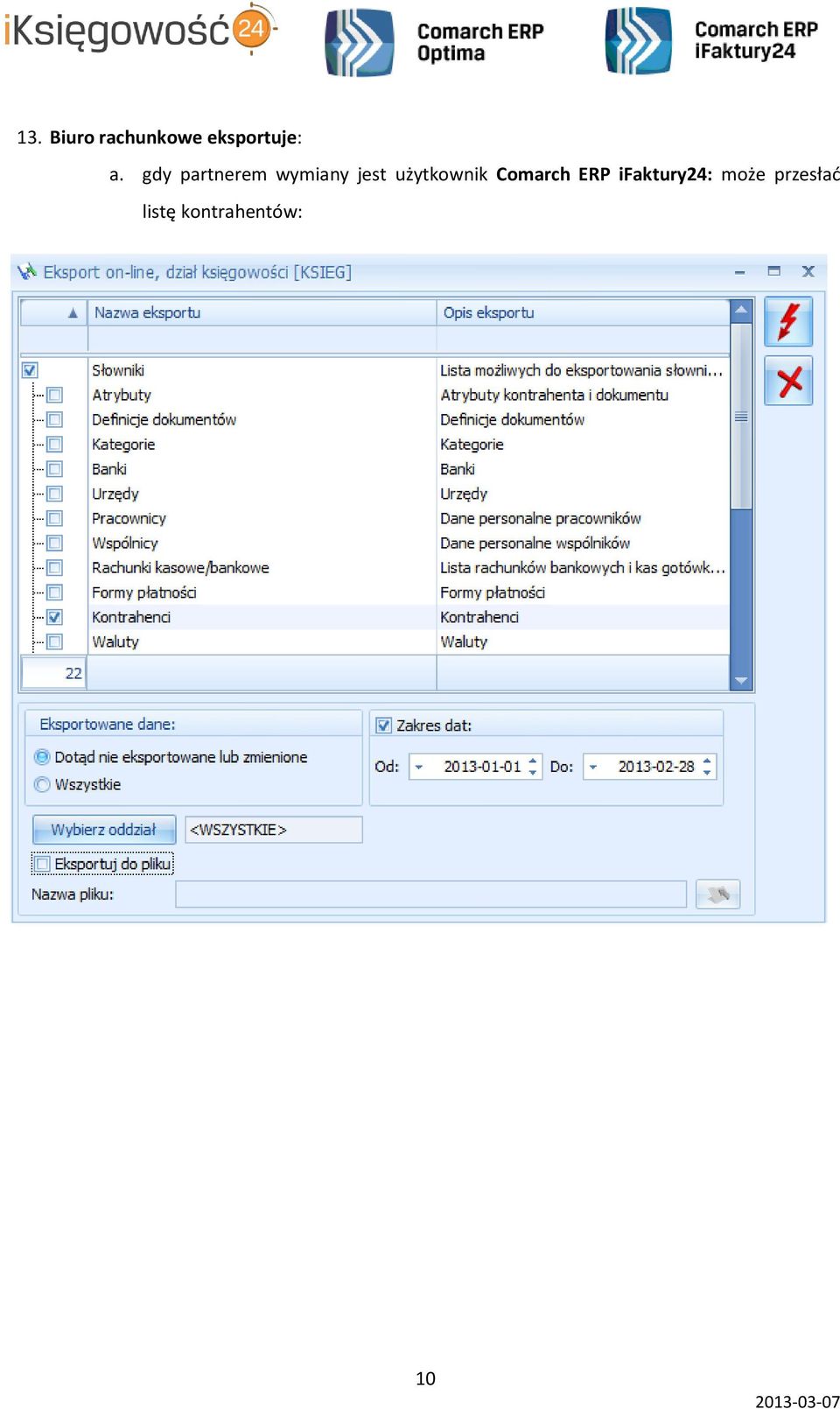 użytkownik Comarch ERP