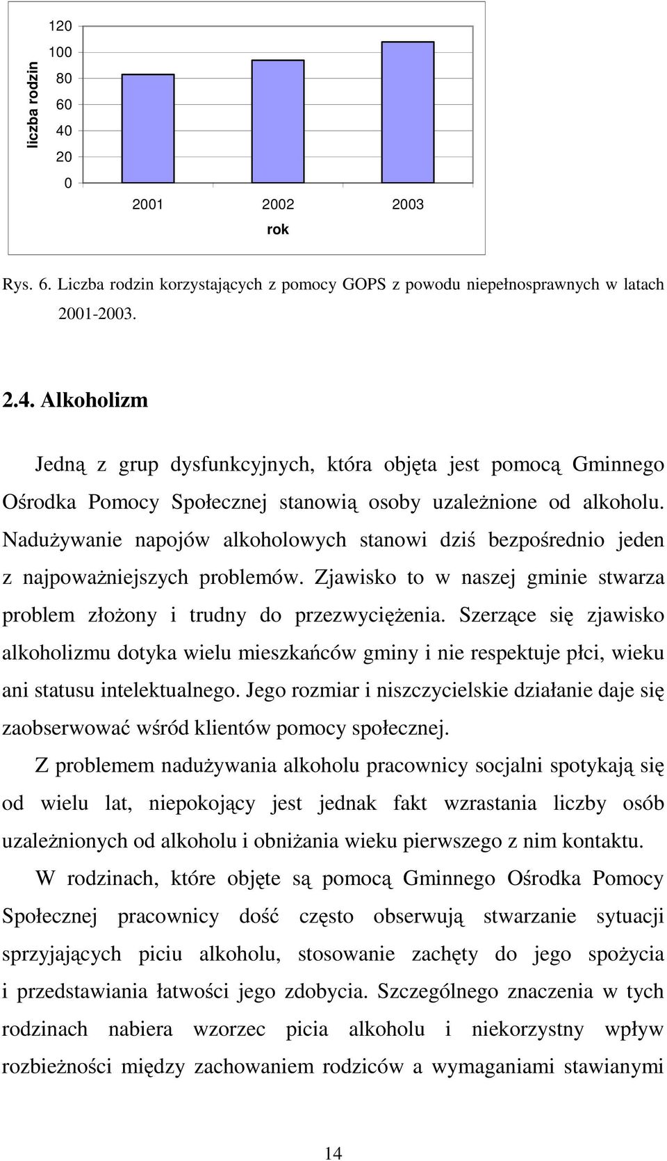 Szerzące się zjawisko alkoholizmu dotyka wielu mieszkańców gminy i nie respektuje płci, wieku ani statusu intelektualnego.