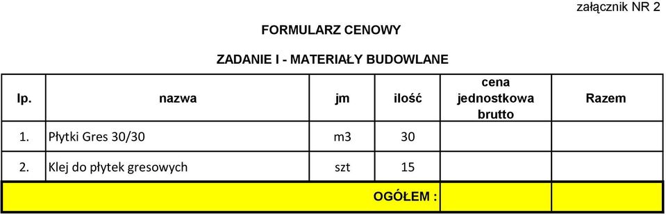 Płytki Gres 30/30 m3 30 2.