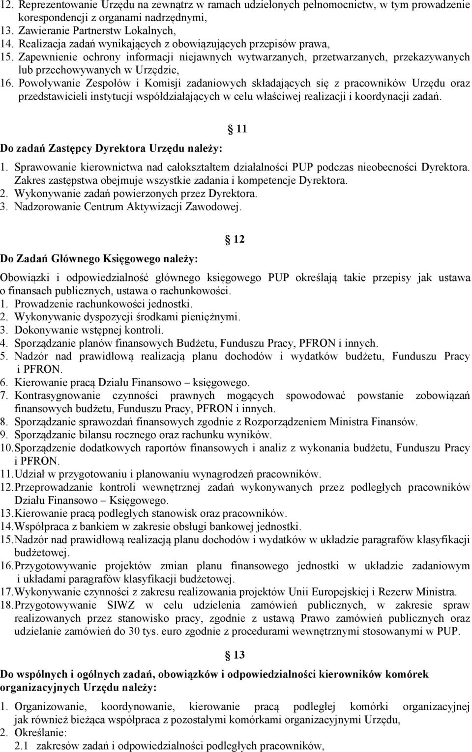 Powoływanie Zespołów i Komisji zadaniowych składających się z pracowników Urzędu oraz przedstawicieli instytucji współdziałających w celu właściwej realizacji i koordynacji zadań.