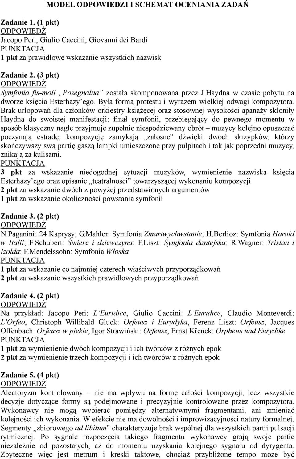 Brak urlopowań dla członków orkiestry książęcej oraz stosownej wysokości apanaży skłoniły Haydna do swoistej manifestacji: finał symfonii, przebiegający do pewnego momentu w sposób klasyczny nagle