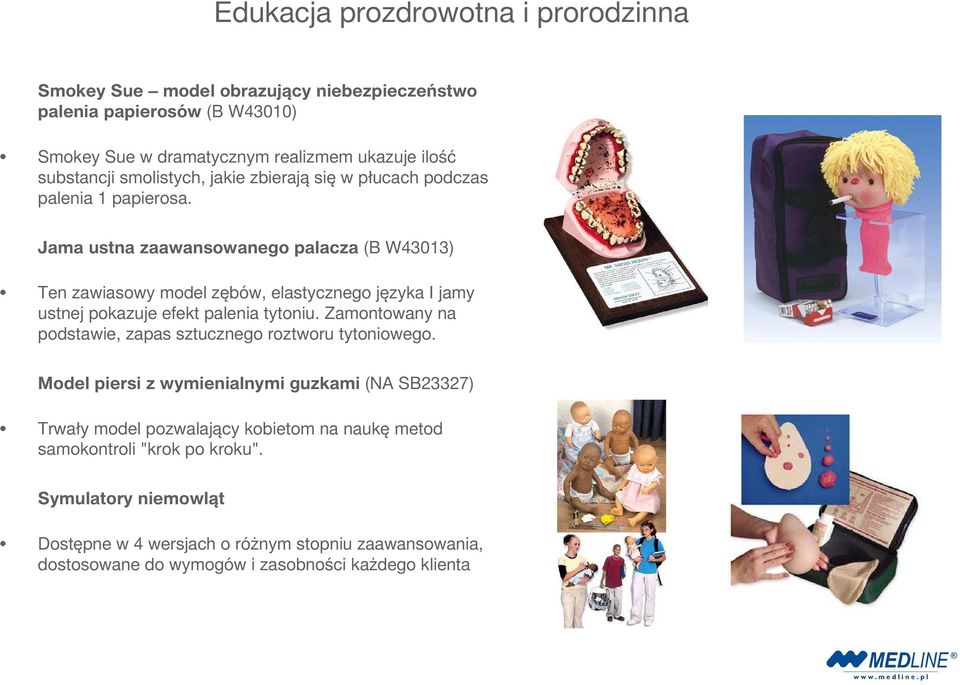 Jama ustna zaawansowanego palacza (B W43013) Ten zawiasowy model zębów, elastycznego języka I jamy ustnej pokazuje efekt palenia tytoniu.