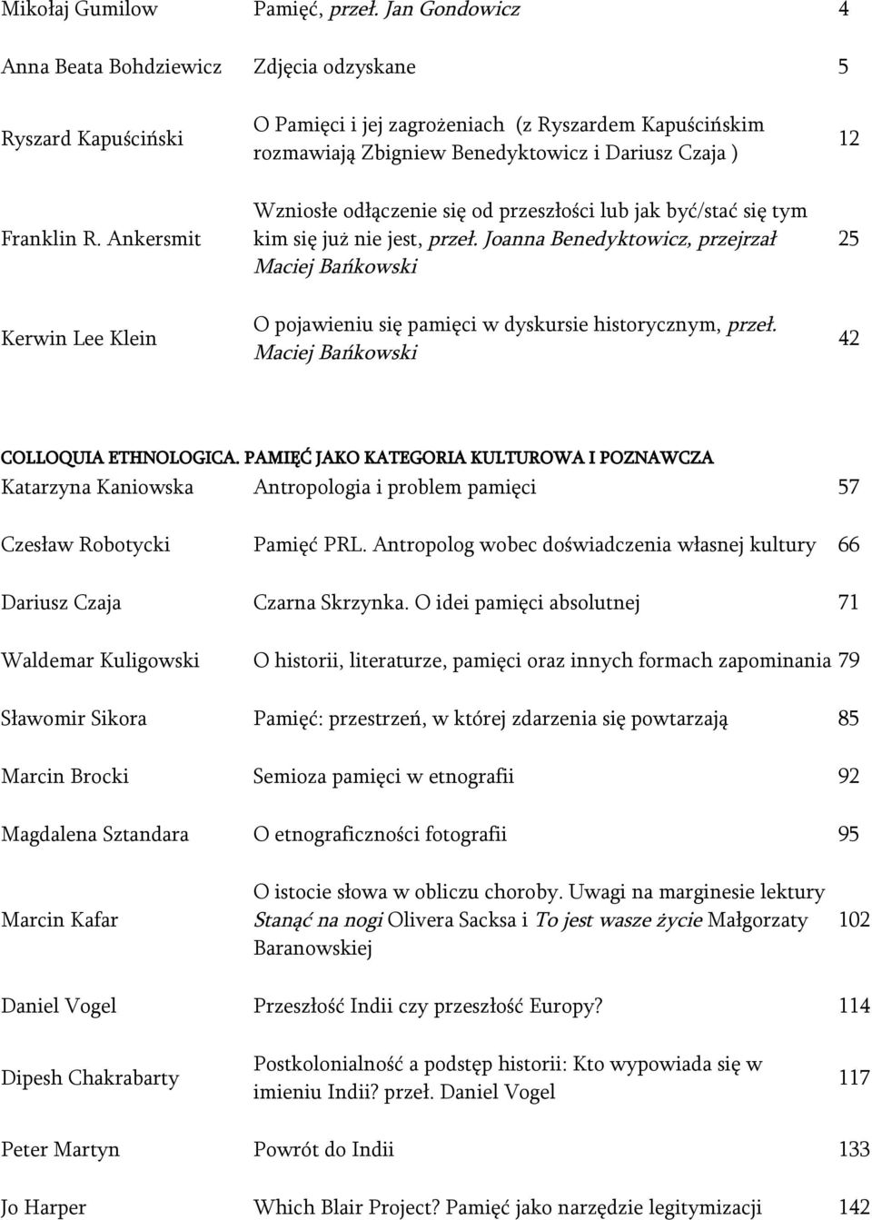 Ankersmit Wzniosłe odłączenie się od przeszłości lub jak być/stać się tym kim się już nie jest, przeł.