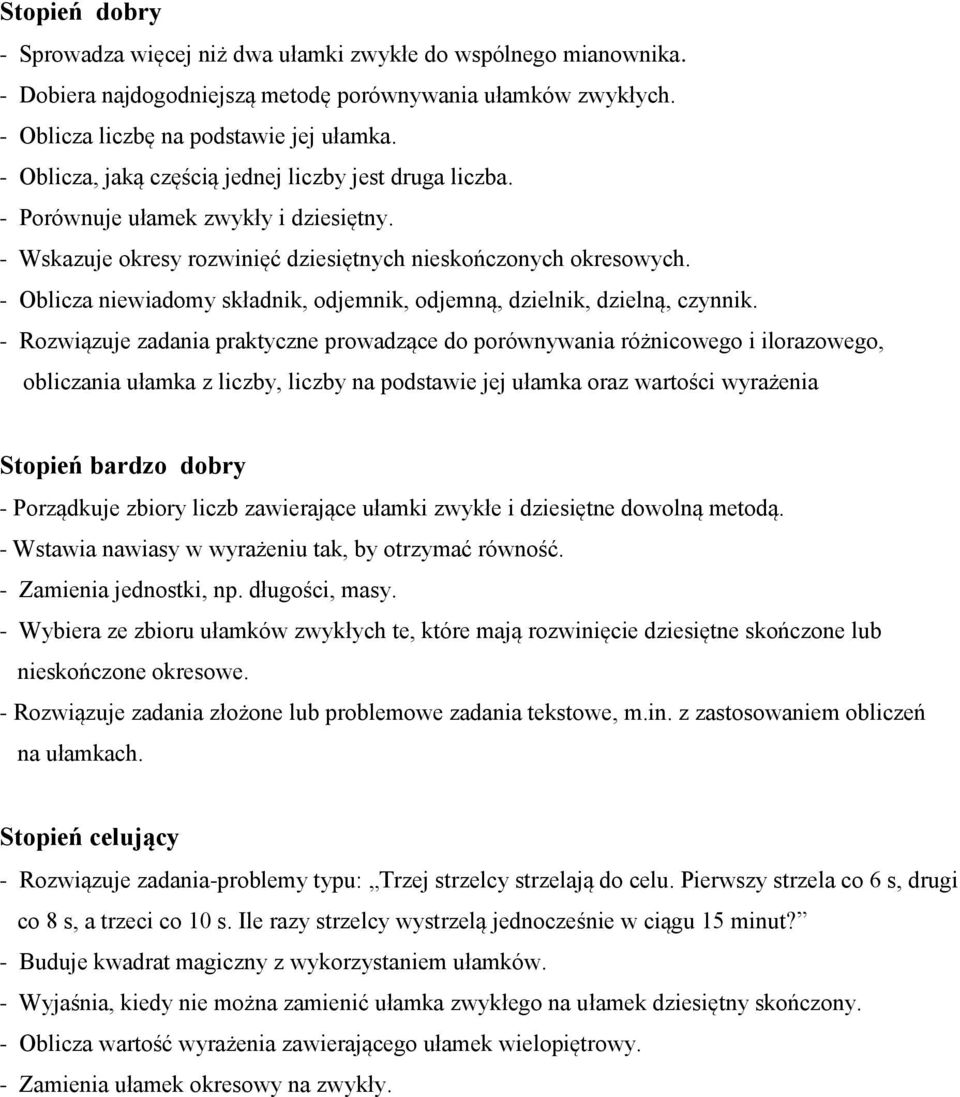 - Oblicza niewiadomy składnik, odjemnik, odjemną, dzielnik, dzielną, czynnik.