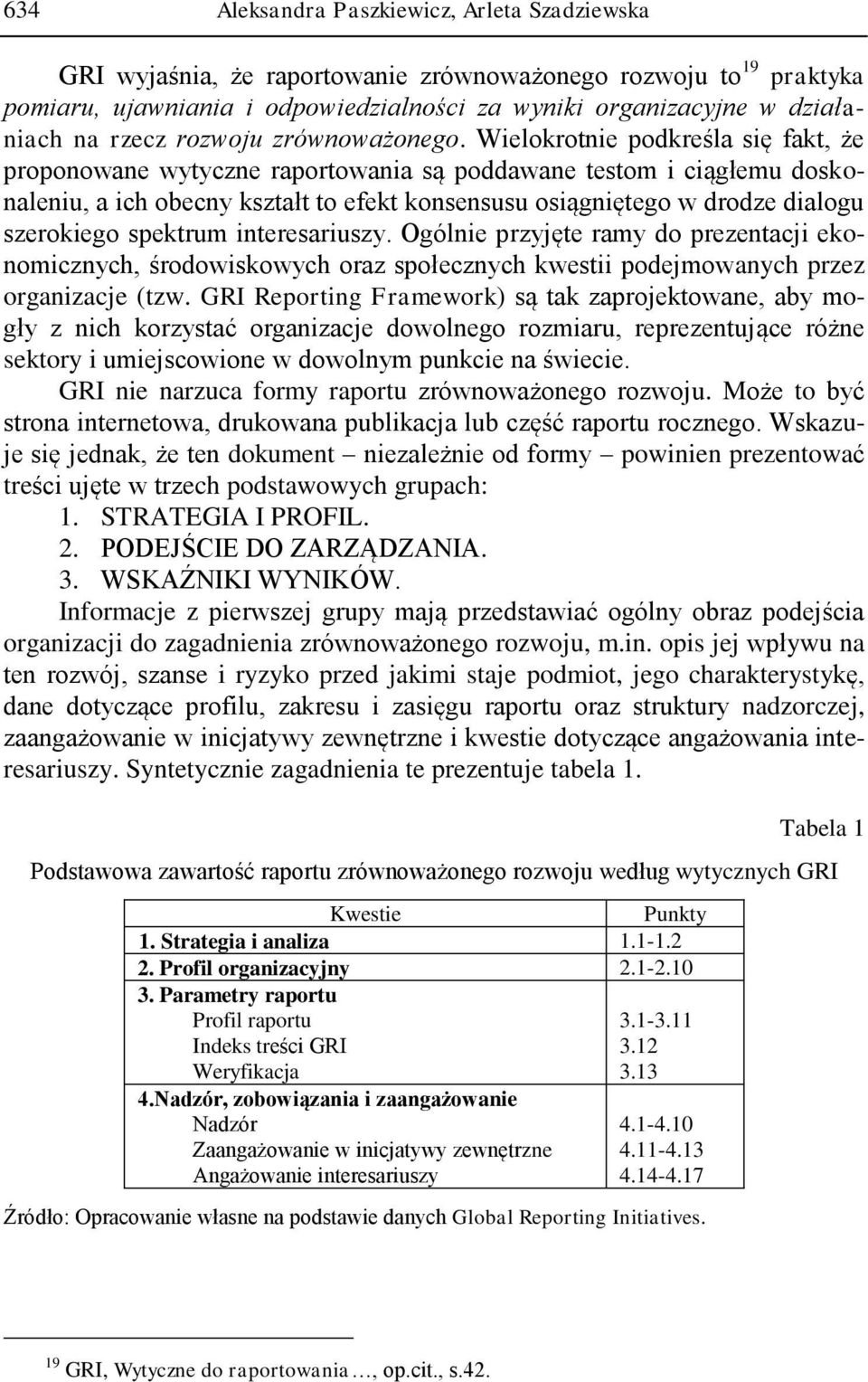 Wielokrotnie podkreśla się fakt, że proponowane wytyczne raportowania są poddawane testom i ciągłemu doskonaleniu, a ich obecny kształt to efekt konsensusu osiągniętego w drodze dialogu szerokiego