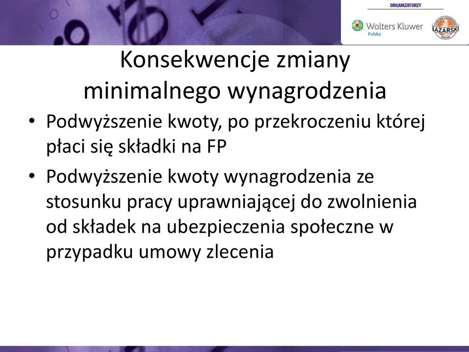 Podwyższenie kwoty wynagrodzenia ze stosunku pracy uprawniającej