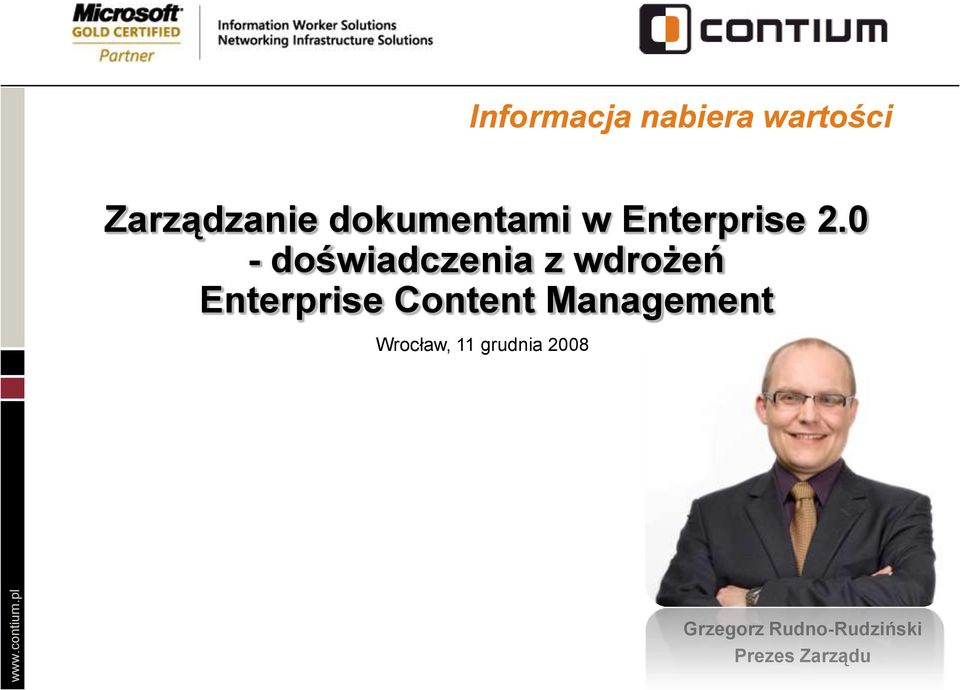 0 - doświadczenia z wdrożeń Enterprise Content