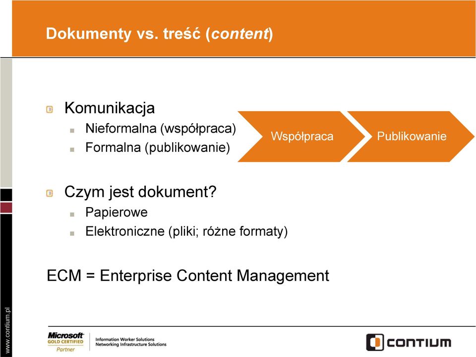 Formalna (publikowanie) Współpraca Publikowanie Czym