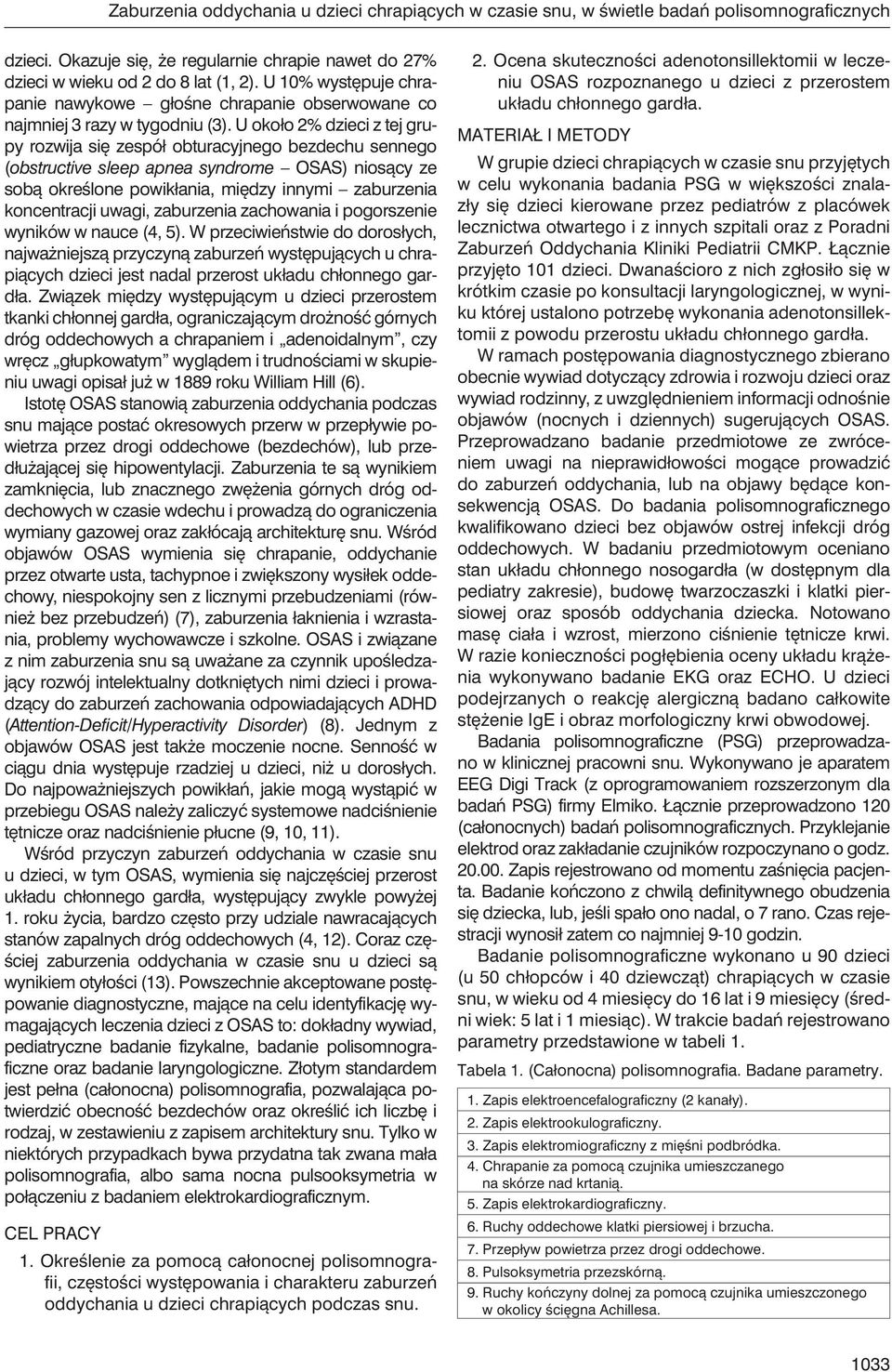 U około 2% dzieci z tej grupy rozwija się zespół obturacyjnego bezdechu sennego (obstructive sleep apnea syndrome OSAS) niosący ze sobą określone powikłania, między innymi zaburzenia koncentracji