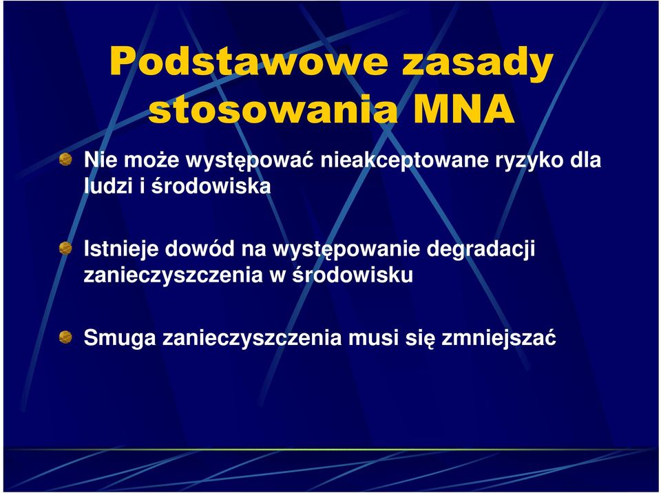 Istnieje dowód na występowanie degradacji