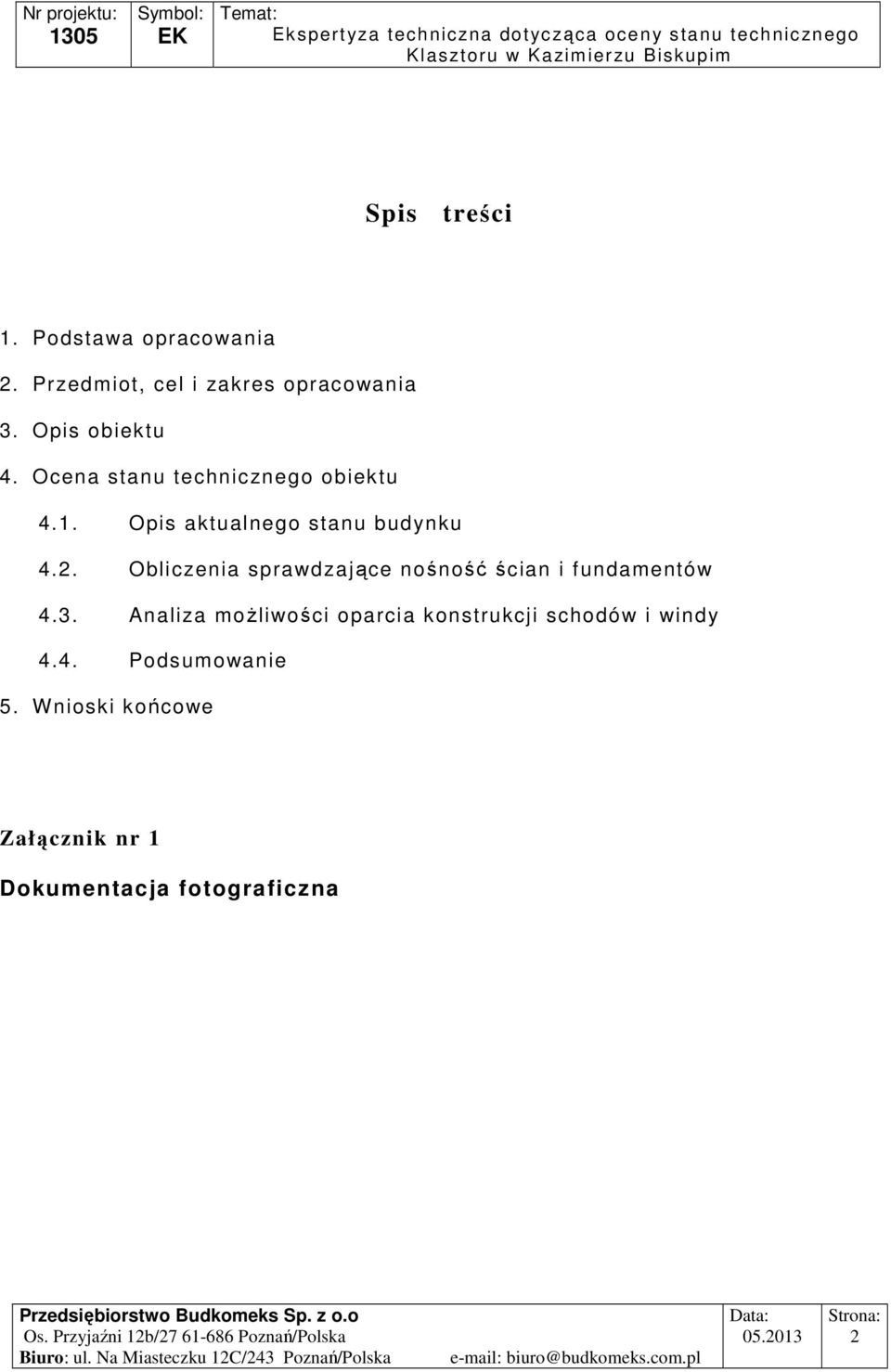 Obliczenia sprawdzające nośność ścian i fundamentów 4.3.