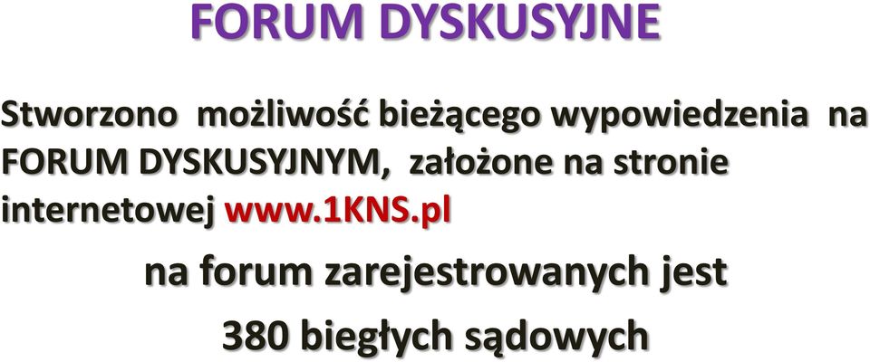 DYSKUSYJNYM, założone na stronie