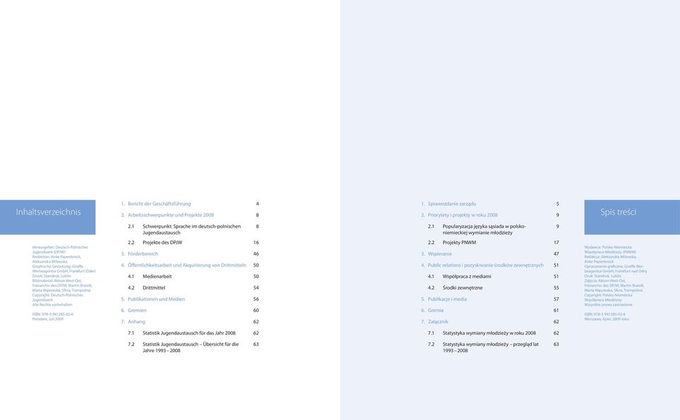 1 Popularyzacja języka sąsiada w polskoniemieckiej wymianie młodzieży 9 Herausgeber: Deutsch-Polnisches Jugendwerk (DPJW) Redaktion: Anke Papenbrock, Aleksandra Milewska Graphische Gestaltung: