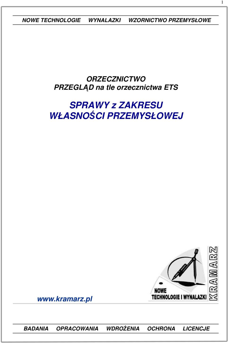 orzecznictwa ETS SPRAWY z ZAKRESU WŁASNOŚCI