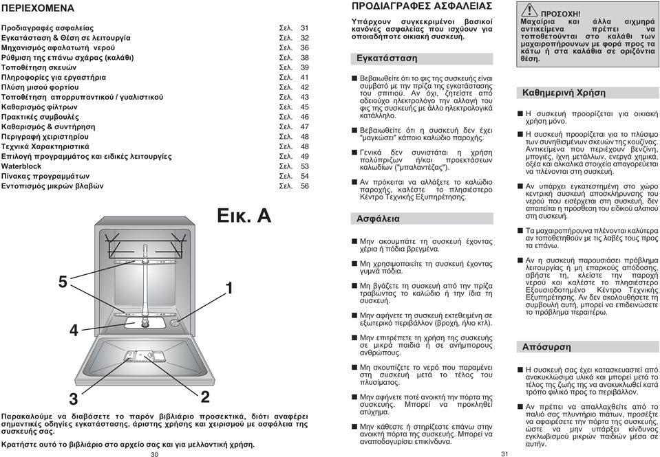 Waterblock Πίνακας προγραμμάτων Εντοπισμός μικρών βλαβών 5 4 Εικ. Σελ. 3 Σελ. Σελ. 36 Σελ. 38 Σελ. 39 Σελ. 4 Σελ. 4 Σελ. 43 Σελ. 45 Σελ. 46 Σελ. 47 Σελ. 48 Σελ. 48 Σελ. 49 Σελ. 53 Σελ. 54 Σελ.