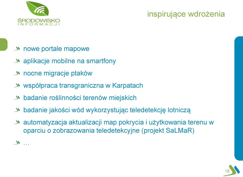 miejskich badanie jakości wód wykorzystując teledetekcję lotniczą automatyzacja