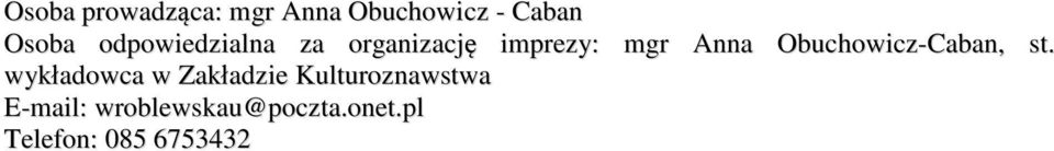 Obuchowicz-Caban, st.