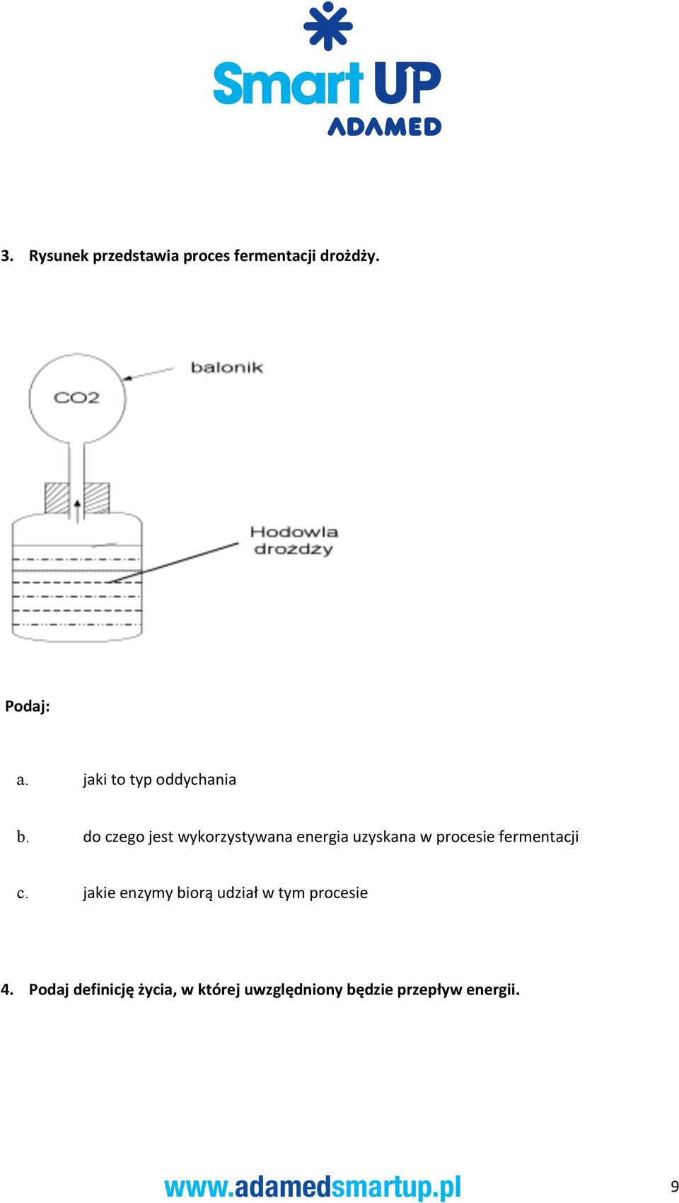 do czego jest wykorzystywana energia uzyskana w procesie fermentacji